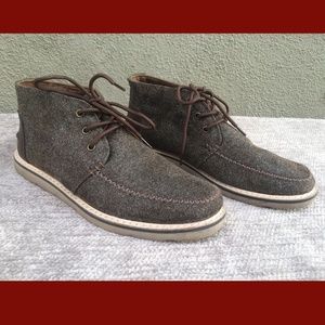 toms brushed wool chukka boot